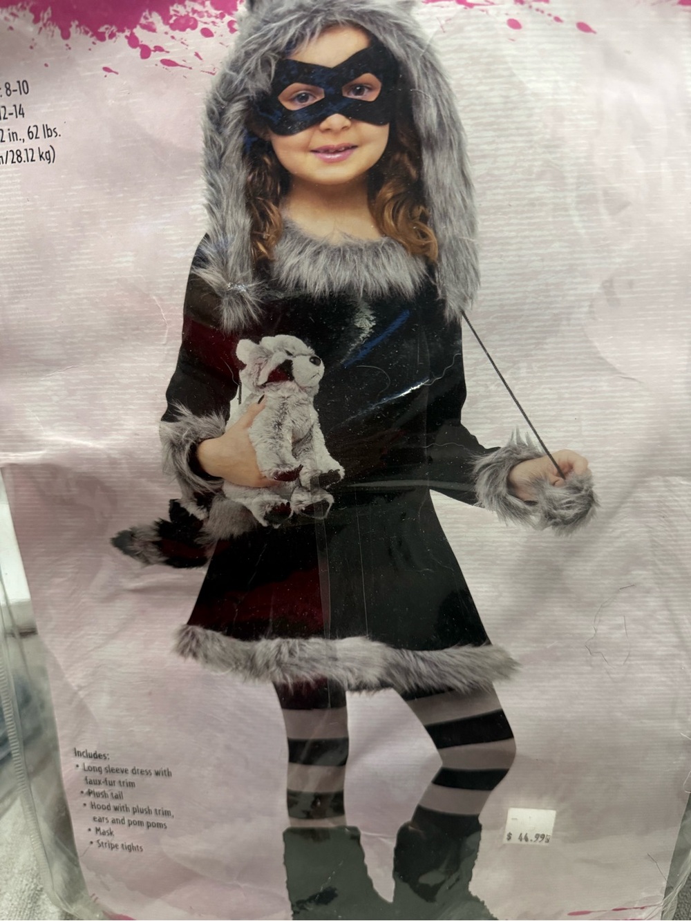 Halloween Raccoon Costume